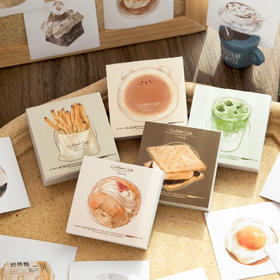 暮光素材本 周末咖啡社系列生活卡通风手帐本