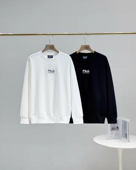 F0306123男子刺绣套头卫衣2026春百搭爆款时尚休闲宽松针织上衣