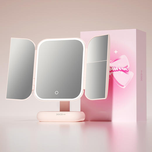 DOCO嗲嗲镜双开门化妆镜下单即赠🎁五件套 商品图1