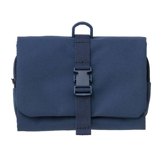 日式无印化妆包良品手包零钱包便携洗漱包收纳小包卡扣长方形卡包 商品图0