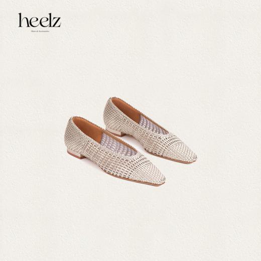 heelz艺术工坊系列  ｜手工编织羊皮鸭嘴奶奶鞋 1.5公分 商品图2