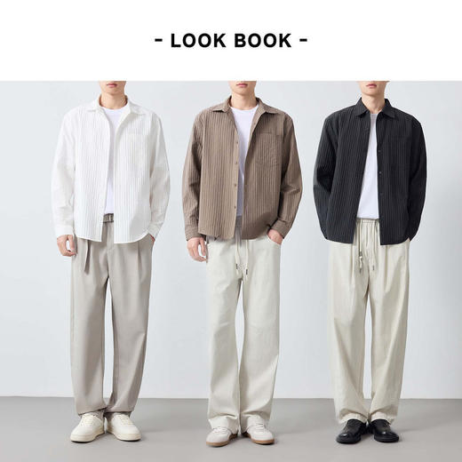 墨麦客男装高智通勤泡感肌理衬衫男2026春新款莱赛尔衬衣男50369. 商品图4