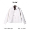 SDSA男装2026新款高贵轻奢假两件翻领夹克设计感外套休闲百搭上衣 商品缩略图0
