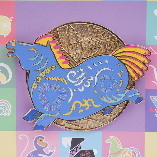 【632推荐】上海中心转转马冰箱贴 商品图4