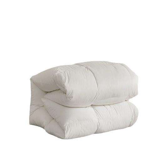 日式无印羽绒被良品80白鸭绒被芯纯色白色羽绒被被子高端羽绒被 商品图4