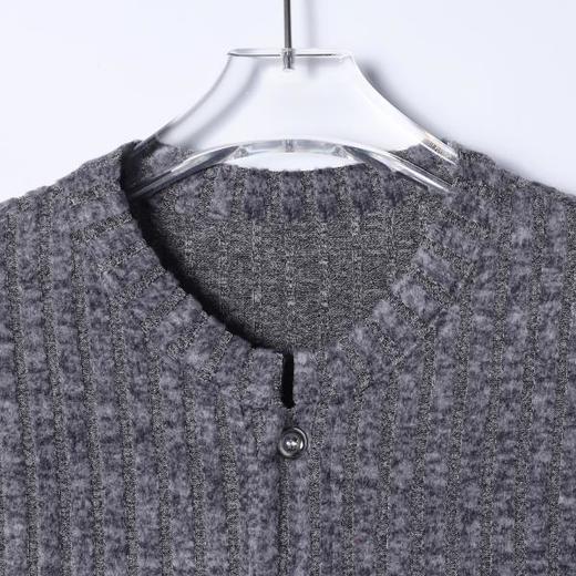 SDSA男装2026新款高贵轻奢慵懒风竖纹单排扣衬衫简约百搭时尚衬衣 商品图1