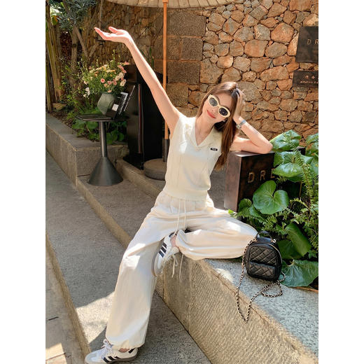 <曾小咸推荐>韩系翻领小飞袖短袖t恤女上衣 商品图2