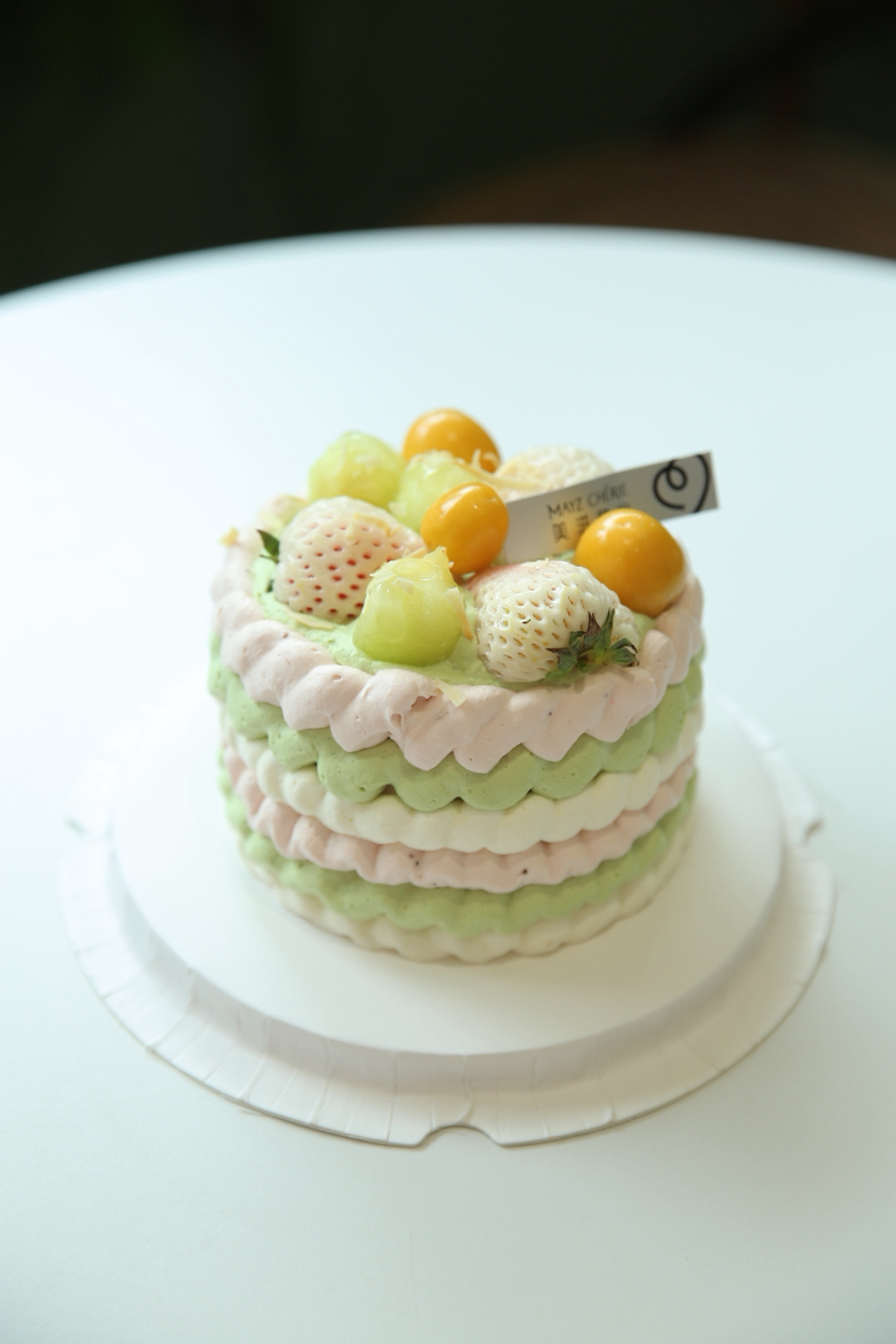 四寸油画玫陇蛋糕