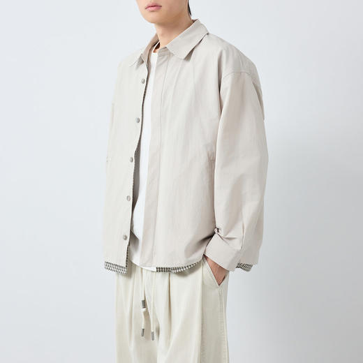 墨麦客男装美式休闲假两件翻领外套男2026春季新款男士夹克81602. 商品图1