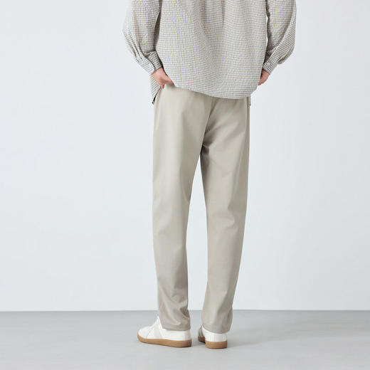 墨麦客男装高智通勤松紧腰休闲裤男2026春新款小直筒裤子男91547. 商品图4