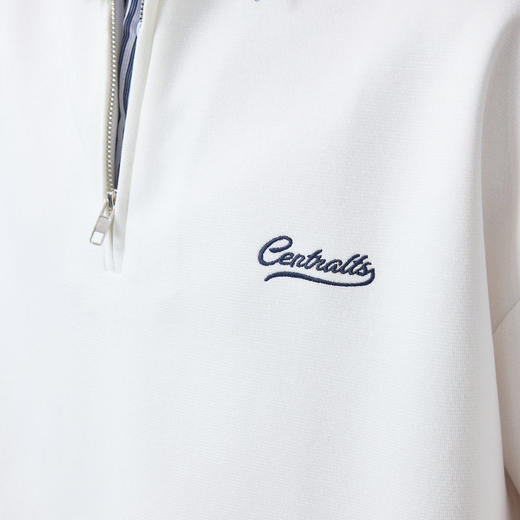 墨麦客高智通勤条纹撞色POLO衫男2026新款简约刺绣男士T恤75208. 商品图3