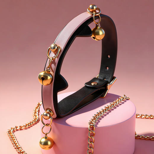 【情趣用品】谜姬 猫耳项圈SM情趣牵引 商品图5