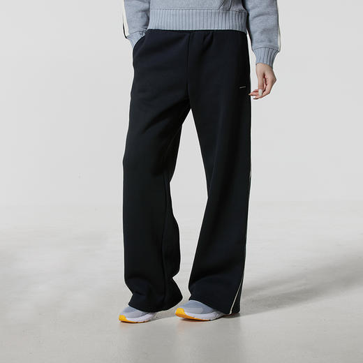 UA安德玛秋冬新款女裤休闲保暖抓绒阔腿宽松运动长裤 6004851-004 商品图0