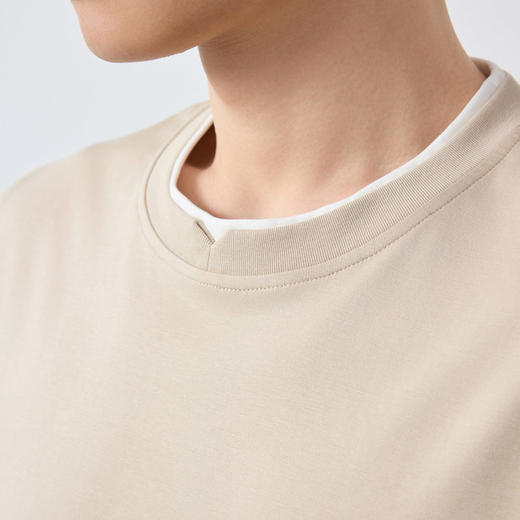 墨麦客男装美式休闲假两件t恤男2026春季新款210g男士体恤75223. 商品图3