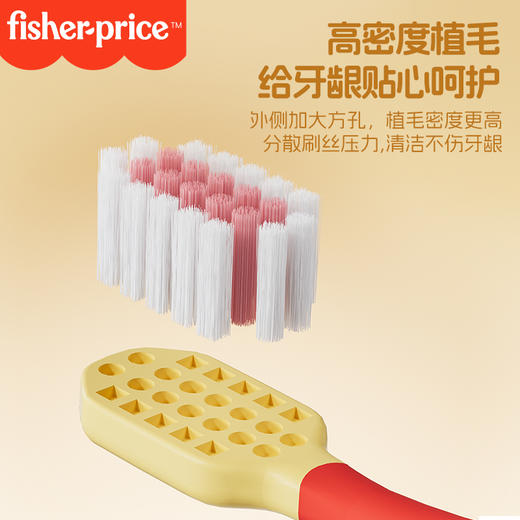 【i陪娃】费雪Fisher-Price  经典小狮子系列  3-6/6-12岁含氟儿童专用牙刷 商品图8