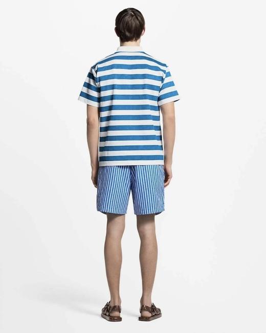 驴家25ss蓝白条纹提花短裤（DY） 商品图1