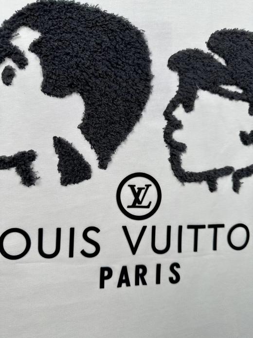 F030691新款人头毛线字母硅胶logo情侣休闲短袖T恤 商品图7