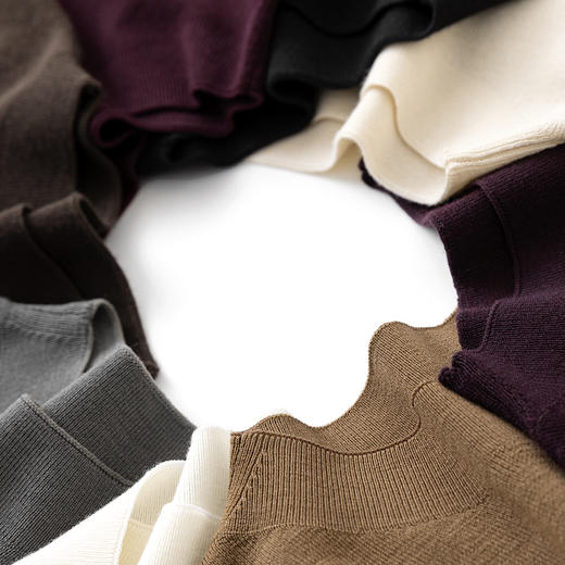 【高品质私服】【扬子16针精纺纱线短袖】利落修饰颈部线条，轻松提升整体造型的精致度YS24090【仅限签收48小时内退换】-CC 商品图6