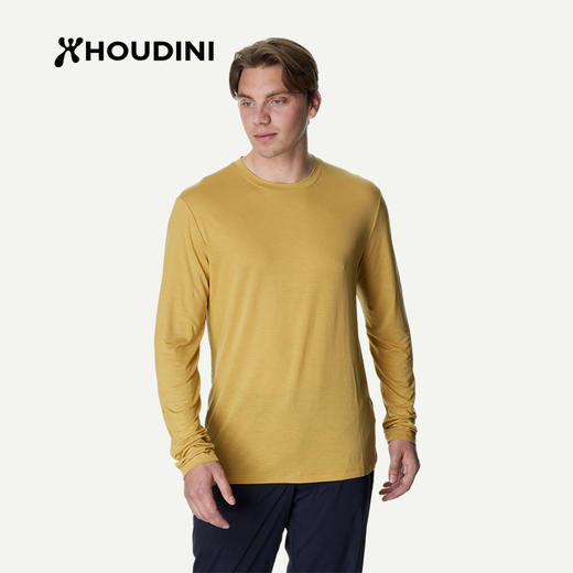 HOUDINI胡丁尼Tree LS树男户外26春夏新天丝徒步长袖T恤 840065 商品图1