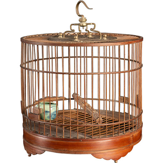 清	竹制圆形鸟笼 商品图5