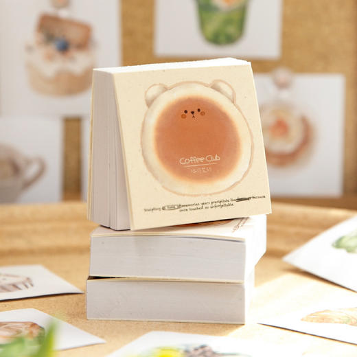 暮光素材本 周末咖啡社系列生活卡通风手帐本 商品图2