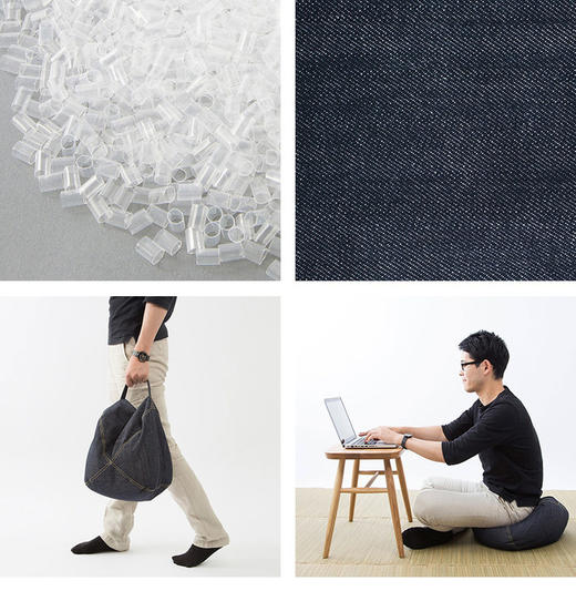 日式无印软管坐垫良品榻榻米坐垫懒人沙发地毯美臀垫子地板蒲团 商品图2