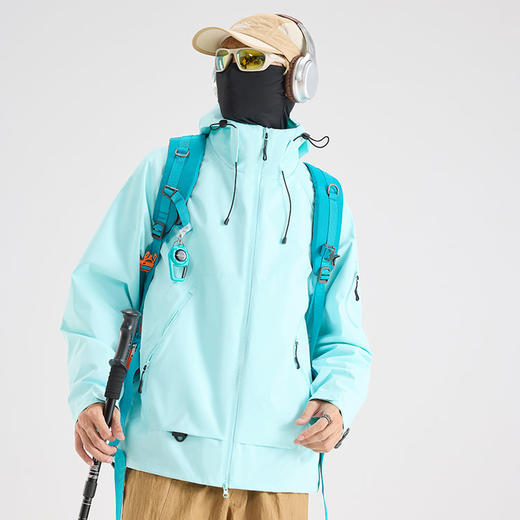 🌟【 26888（男女同款）多巴胺色系冲锋夹克】情侣款冲锋夹克天花板找到了！👍同款不同版型，他穿帅气，我穿显瘦，出门就被问爆！👇 商品图2