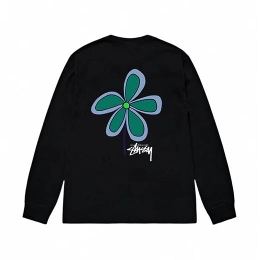 F030683春季新品休闲三叶草印花情侣圆领长袖T恤卫衣 商品图8