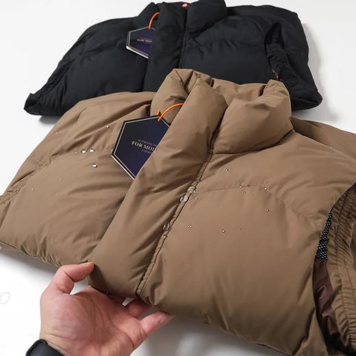 F030605男士立领90%白鸭绒背心休闲保暖马甲外套 商品图7