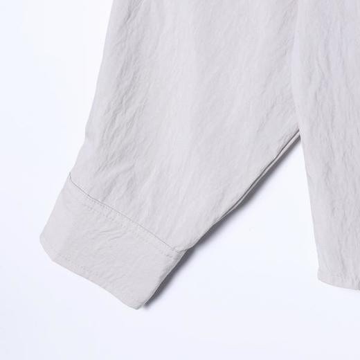 SDSA男士春夏新款痞帅男装时尚简约纯色长袖衬衫百搭舒适休闲衬衣 商品图3