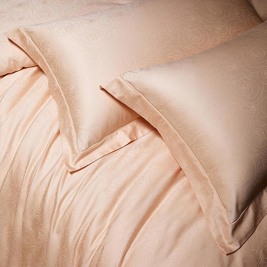 【代发】80s全棉提花四件套玫瑰印象 绎生活春夏款全棉床上用品 商品图3