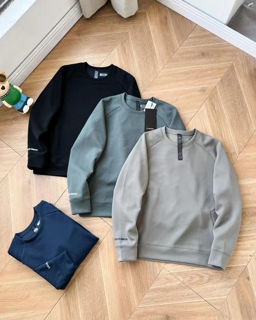 F030636春秋季上新日常通勤四色华夫格男士卫衣 商品图0