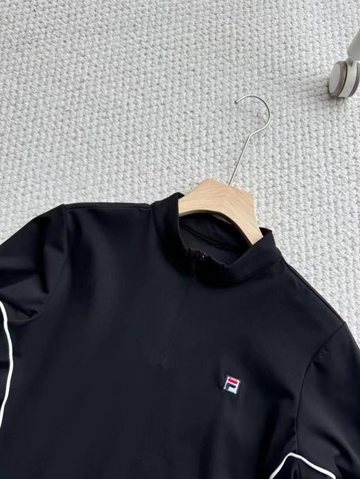 F0306119女长袖T恤春季新款网球运动日常通勤半拉链户外健身训练上衣 商品图5