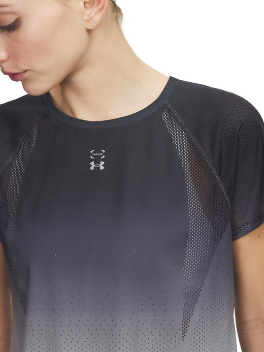 安德玛UA春夏Halo Run女子提花跑步运动短袖T恤6010902-016 商品图2