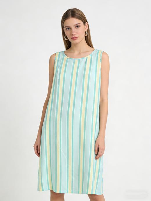 【粘纤梭织背心裙】SCHIESSER德国舒雅女士夏季清爽 飘逸 凉爽家居睡裙 海边度假风 尺码S-XL 100%粘纤梭织31/26429D 商品图1