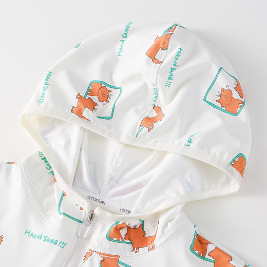 买就送太阳眼镜【7A抗菌】棉花堂原纱防晒夏日小冰皮童装防晒衣 ---FA61209 商品图8