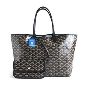 【闲置】GOYARD戈雅小号老花黑色tote托特包购物袋子母包手提包女士050326HS04