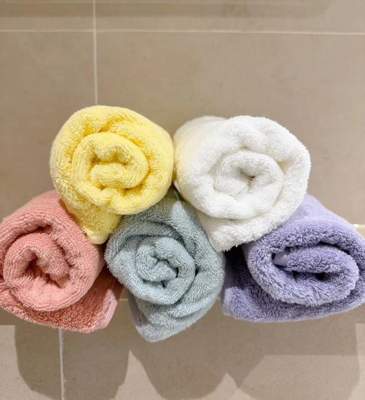 F030649马卡龙毛巾礼盒套装柔软吸水云朵般柔软五件套毛巾 商品图5