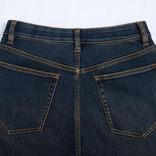 抓绒四面弹牛仔裤|衣橱必备显瘦神裤！ 厚实保暖，百搭不挑人 商品图3