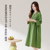 日式无印双层纱睡裙良品全棉女士家居服睡衣长款睡裙纯棉睡袍透气 商品缩略图0