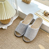 日式布艺拖鞋良品粗麻家居拖鞋春季男女情侣家用拖鞋防水静音拖鞋 商品缩略图2