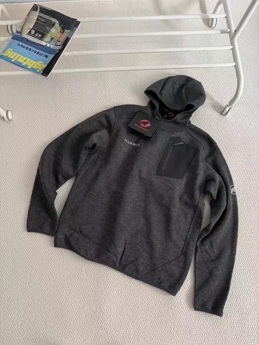 F030620连帽压胶口袋抓绒衣连帽夹克户外保暖外套 商品图6