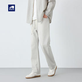 墨麦客男装高智通勤弹力休闲裤男2026春新款松紧腰男士裤子91550.