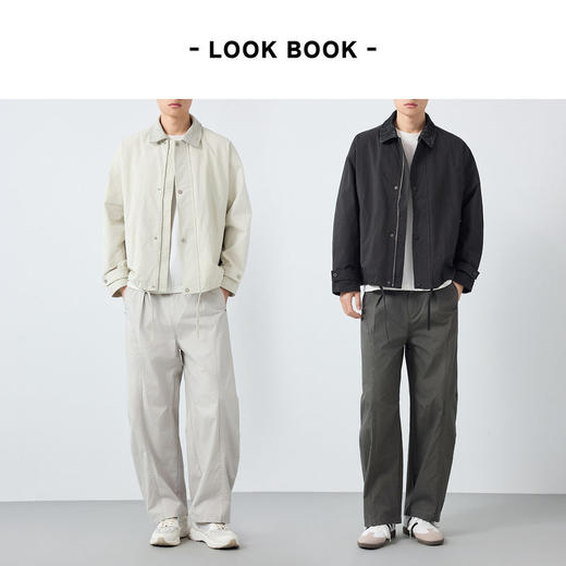 墨麦客男装美式休闲翻领夹克男2026春季新款灯芯绒领外套男81618. 商品图4