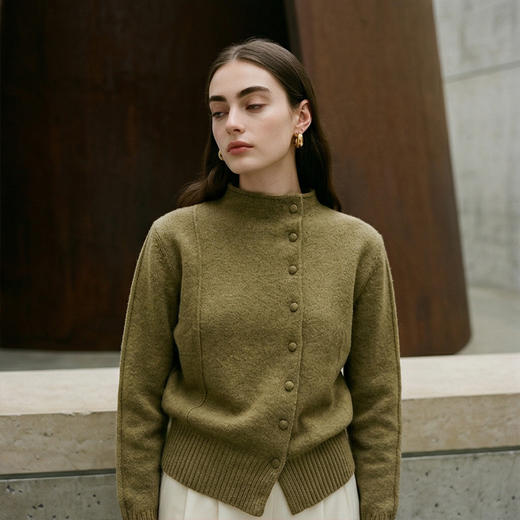 PALUOPO/PL半高领女开衫ET255176R//约重320g帕罗 商品图2