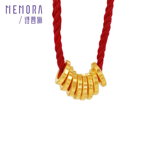 【新品首发】足金福禄盘缠挂坠 一物多戴手链项链多元搭配MEMORA诗普琳HP850401 商品图5