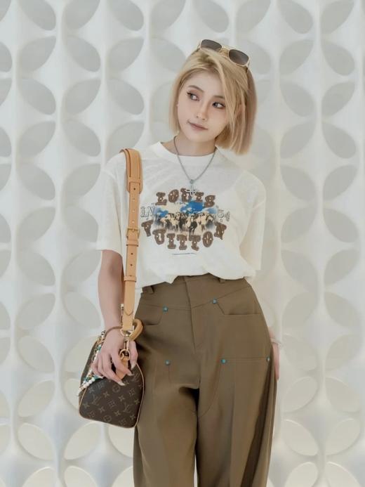 驴家25ss雪花棉金属钻短袖T恤（DY） 商品图3