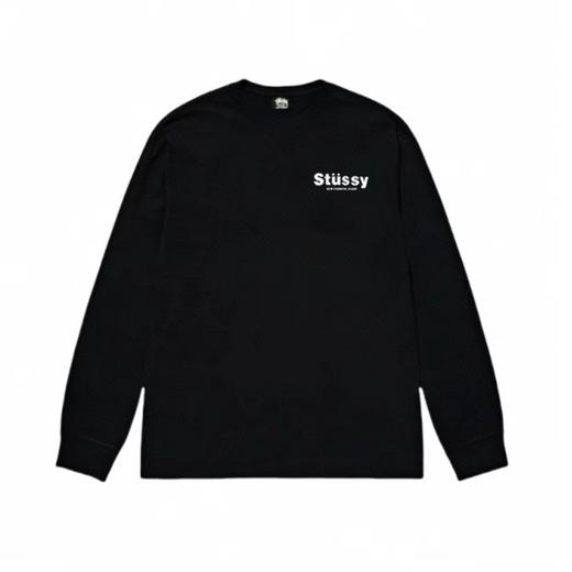 F030685柔软舒适礼花筒印花情侣圆领长袖T恤 商品图5