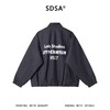 SDSA男装2026新款高贵轻奢做旧风格字母印花拉链立领夹克百搭时尚 商品缩略图4
