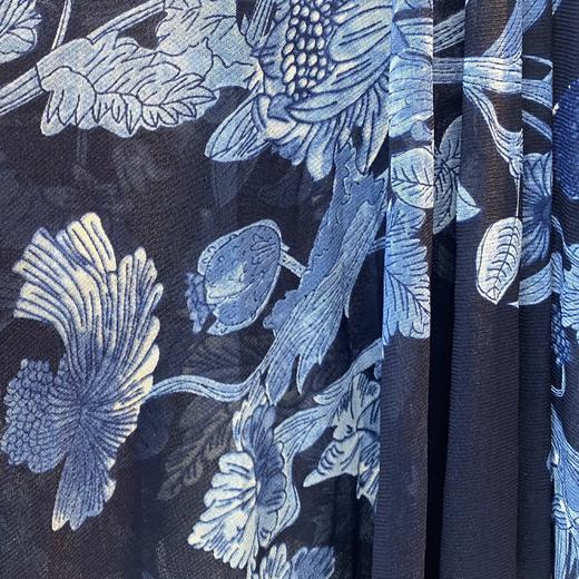 SC1S07_蓝采和色_连衣裙_春夏_V领大摆A字双层网纱叠接_高级女装_BERNIEELEN 伯妮斯茵 商品图9